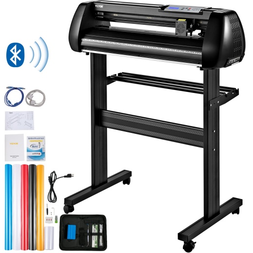 Vevor Vinyl Cutter Machine 34In Offline Bluetooth Cutting Plotter