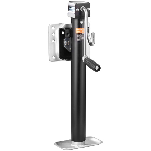 Vevor Trailer Jack - 2500 Lb Capacity Bolt-On Jack Stand for RV, Horse, Utility, Yacht Trailers