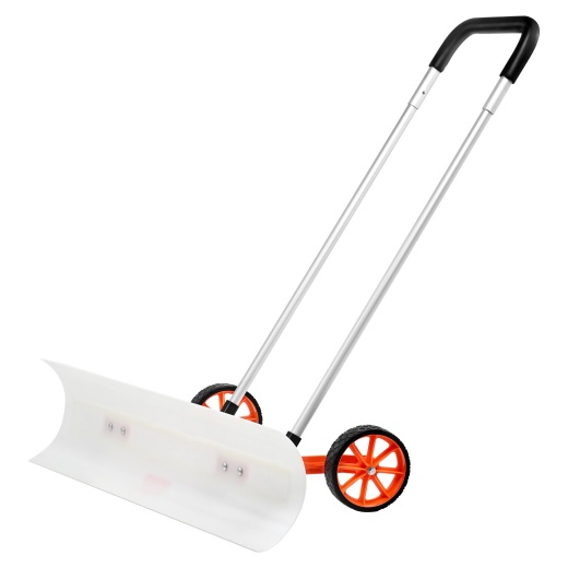 Vevor Snow Shovel With Wheels, 37 Inch Snow Shovel For Driveway