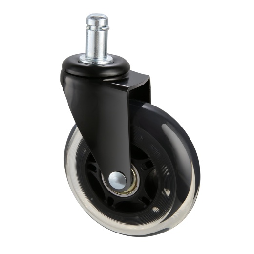 VEVOR Office Chair Wheels, Set of 5, 3 Inch Caster Wheels Replacement for Hardwood Floors and Carpet