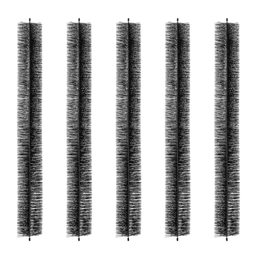 Vevor Gutter Brush, 15 Feet Total Length 4.33 Inch Diameter