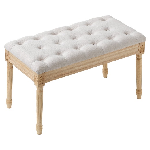 Vevor Upholstered Bench - 16"W Ottoman Bench for Home Decor