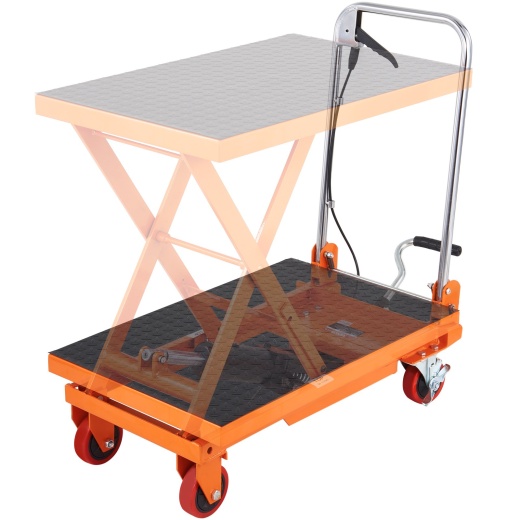 Vevor Hydraulic Lift Table Cart - 330Lbs Capacity, 28.5 Lifting Height