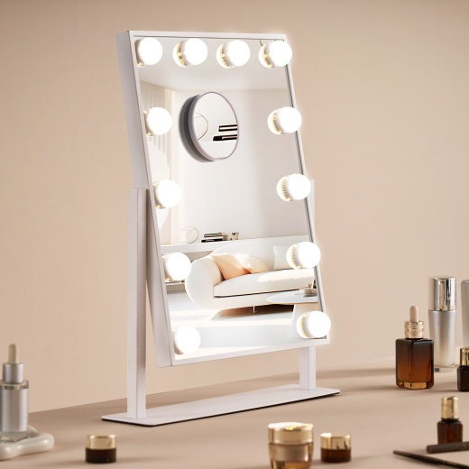 Vevor Hollywood Vanity Makeup Mirror With Lights 5X Magnification 16.1X11.8 In