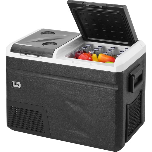 Vevor Portable Car Refrigerator Freezer W/ Ice Making Function 38Qt Dual Zone