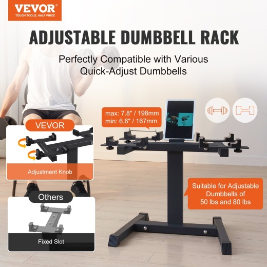 Vevor Adjustable Dumbbell Stand