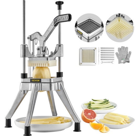 Vevor Commercial Vegetable Fruit Chopper: Heavy Duty Professional Food Dicer