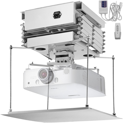 Vevor Motorized Projector Lift - 100cm Electric Projector Mount with Remote Control