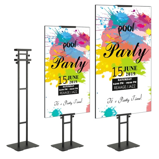 Vevor Poster Stand, Adjustable Height Up to 75"