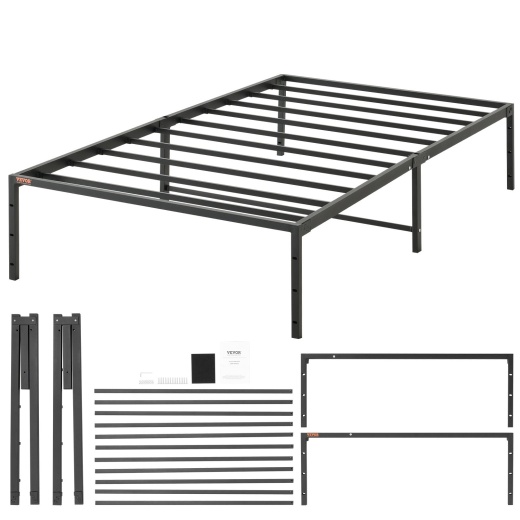 Vevor 14 Inch Twin Metal Bed Frame Platform