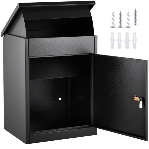 Vevor Parcel Drop Box Package Mailbox with Lockable Storage