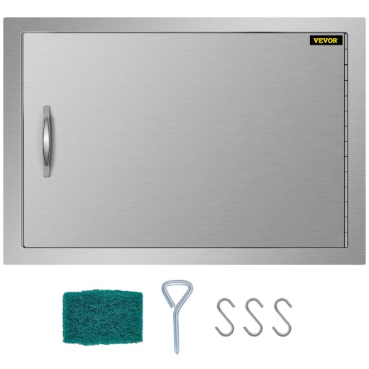 Vevor BBQ Access Door 24" x 17" Stainless Steel for Outdoor Kitchens