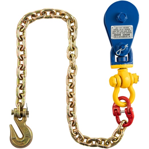 Vevor 2Ton Snatch Block With Chain - Ideal for Heavy Lifting and Towing