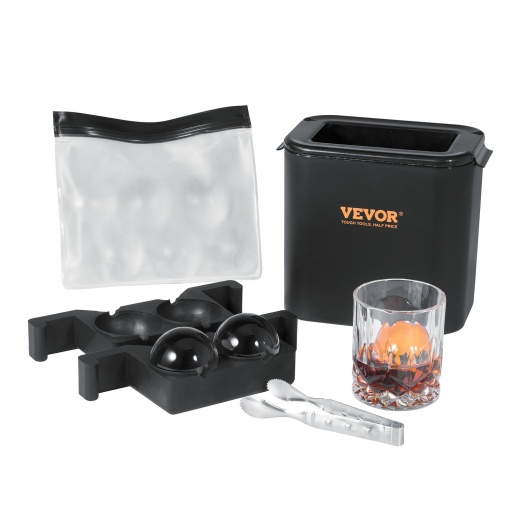 Vevor Ice Ball Maker - Crystal Clear Ice Sphere Maker for Whiskey Lovers