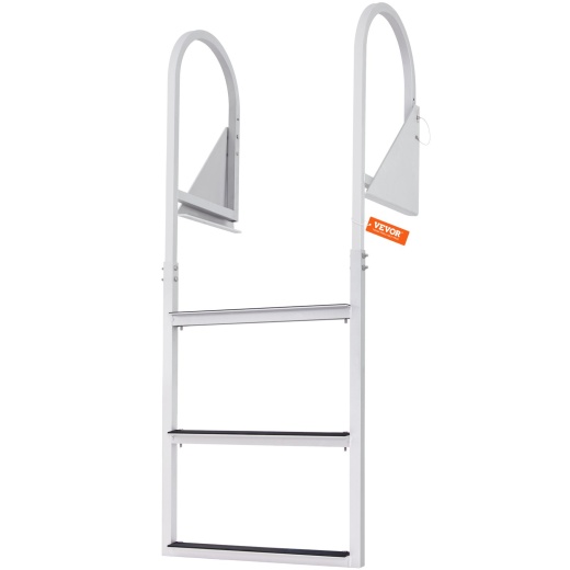 Vevor Dock Ladder - 3 Steps, 350 Lbs Load Capacity, Aluminum Alloy Pontoon Boat Ladder