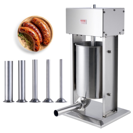 Vevor Electric Sausage Stuffer 12 L Vertical Meat Stuffer 304 Stainless Steel