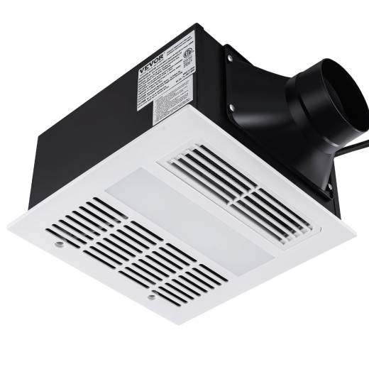 Vevor Bathroom Exhaust Fan with Heating, 110 CFM Ventilation