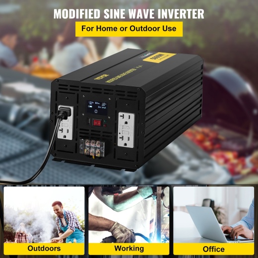 Vevor 5000W Modified Sine Wave Inverter