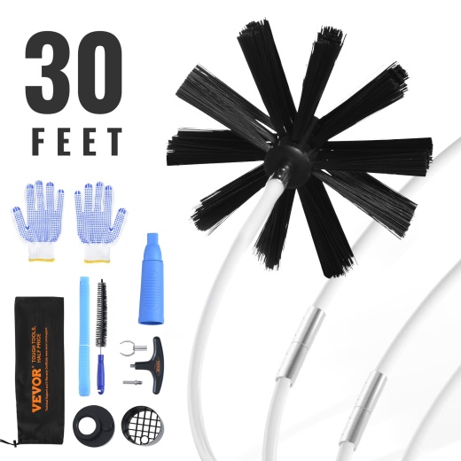Vevor 30 Feet Dryer Vent Cleaner Kit