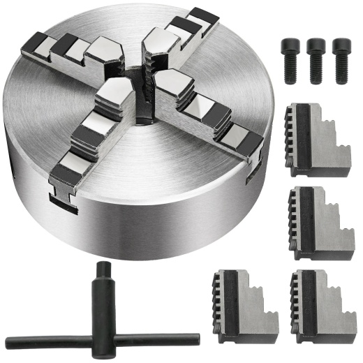 Vevor Lathe Chuck K12-160 6 Inch 4-Jaw