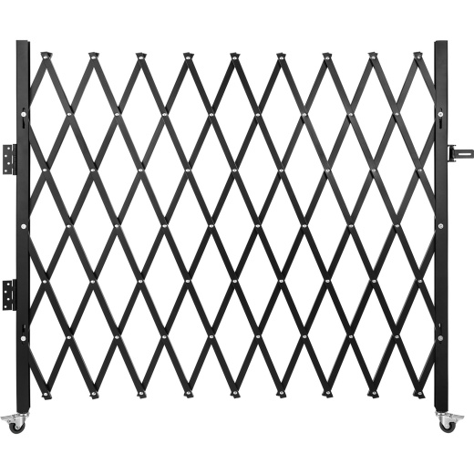 Vevor Single Folding Security Gate: Durable 360° Foldable Barrier