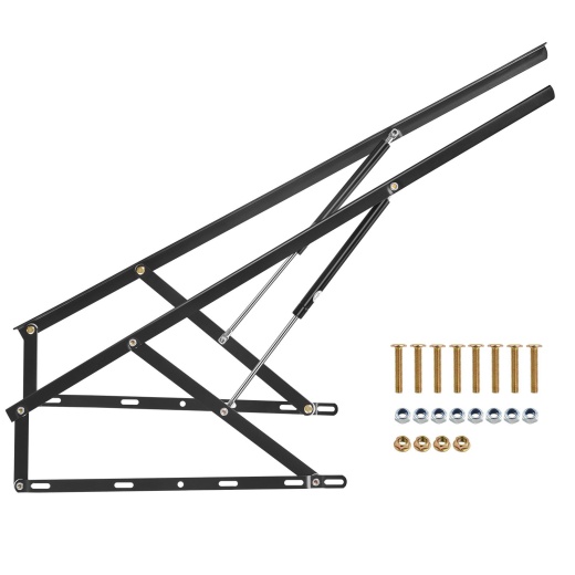 Vevor Bed Lift 59X71 In Compatible Bed Size 154 Lbs Load Diy Wall Bed Hardware