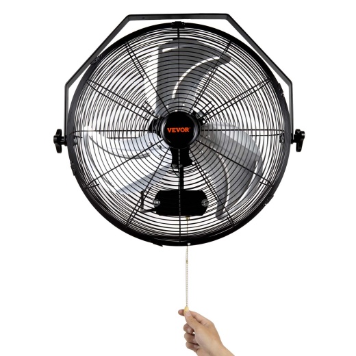 Vevor Wall Mount Fan - 2 Pcs 18 Inch Waterproof, 3-Speed High Velocity Max. 4000 CFM Industrial Wall Fan