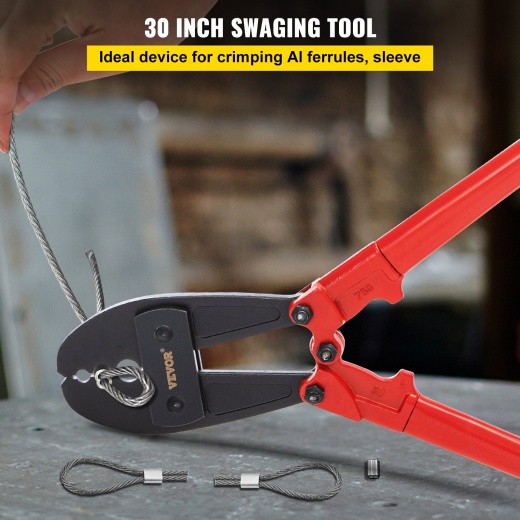 Vevor Hand Swager Crimper 30 Inch - The Ultimate Crimping Solution