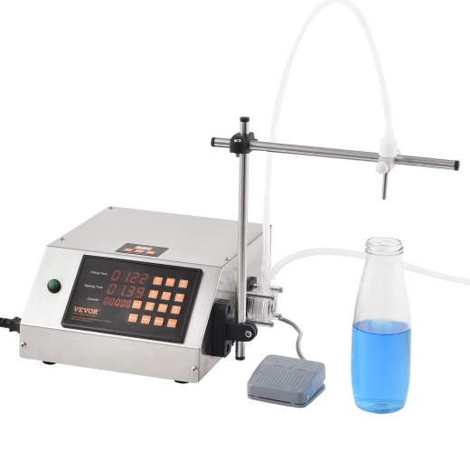 Vevor Liquid Filling Machine - Automatic Bottle Filler Machine for Milk, Water, Wine, Beverage