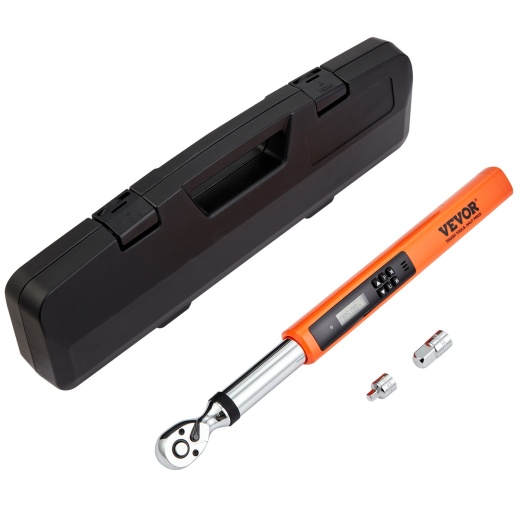 Vevor Digital Torque Wrench, 3/8" Drive Electronic Torque Wrench, Torque Wrench Kit