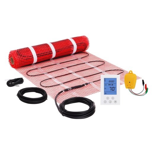 Vevor Floor Heating Mat - 20 Sq. Ft Electric Radiant In-Floor Heated Warm System