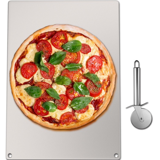 Vevor Steel Pizza Stone For Oven - Heavy Duty Baking Steel for Perfect Pizza & Bread
