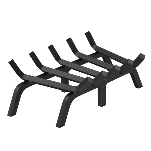 Vevor Fireplace Log Grate - 24 Inch Heavy Duty Firewood Burning Rack Holder