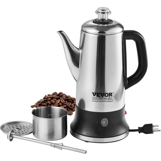 Vevor 12-Cup Electric Percolator Coffee Pot