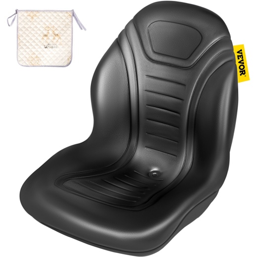 Vevor Universal Lawn Tractor Seat Replacement - Compact High Back Mower Seat