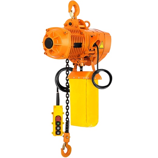 Vevor 2200Lbs Double Electric Chain Hoist - Yellow