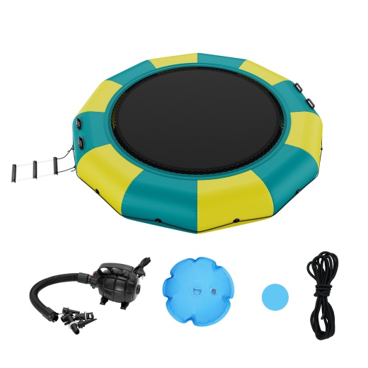 Vevor Inflatable Water Bouncer - 13Ft Recreational Water Trampoline