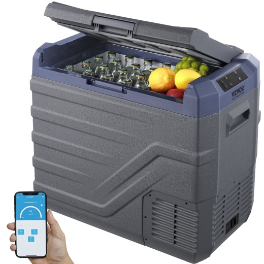Vevor Portable Car Refrigerator Freezer Compressor 45 L Single Zone