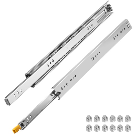 Heavy Duty Drawer Slides - 30 Inch Locking Drawer Slides with 250Lbs Capacity