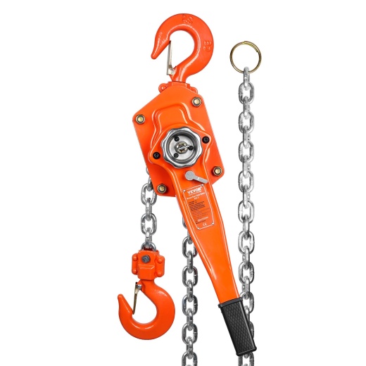 Vevor Manual Lever Chain Hoist 3 Ton 6600 Lbs Capacity