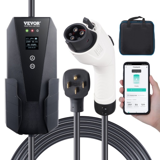 Vevor Level 2 Portable EV Charger - 32 Amp 240V Electric Vehicle Charger