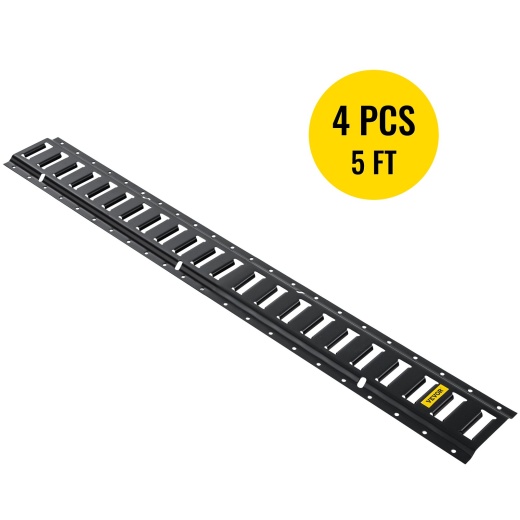 Vevor E-Track Tie-Down Rail - Secure Your Cargo with Heavy-Duty Steel Rails