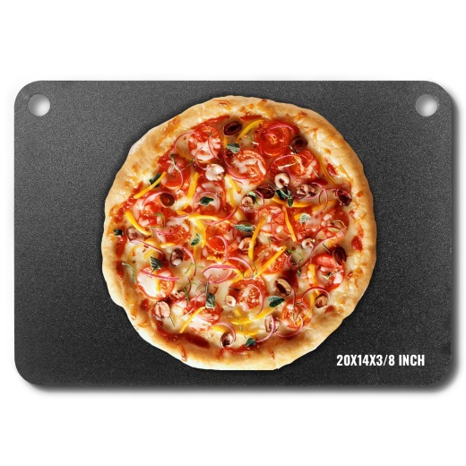 Vevor Pizza Steel, 20" x 14" x 3/8" Pizza Steel Plate for Oven
