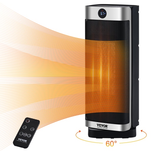 Vevor Electric Space Heater with Thermostat Remote Control