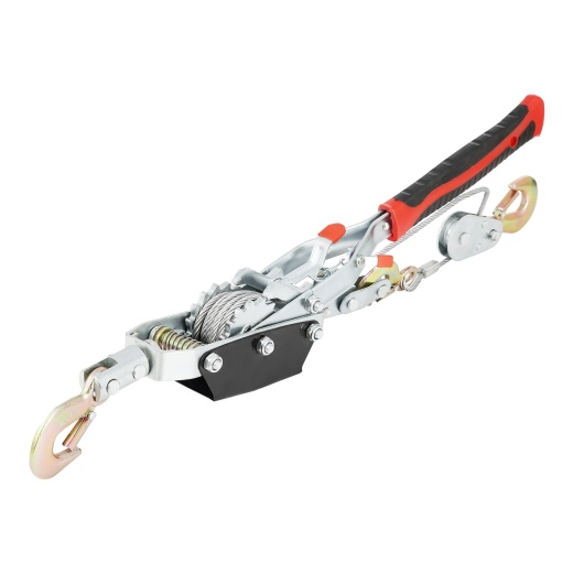 Vevor Come Along Winch - 4 Ton (8,818 Lbs) Pulling Capacity, 10 Ft Steel Cable, 3 Hooks