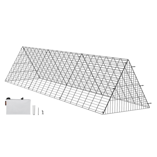 Vevor Chicken Tunnels - 118.1 x 28 x 24.2 Inch (LxWxH) for Yard, Easy Installation