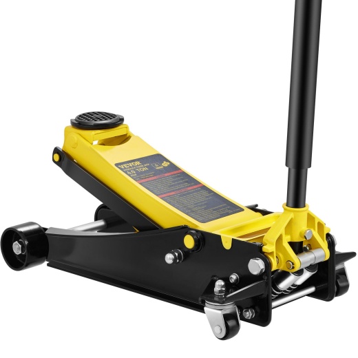 Vevor Low Profile Floor Jack 4 Ton Heavy Duty Steel Dual Piston Rapid Pump