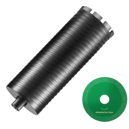 Vevor Core Drill Bit - 4" Wet/Dry Diamond Core Drill Bit for Brick and Block