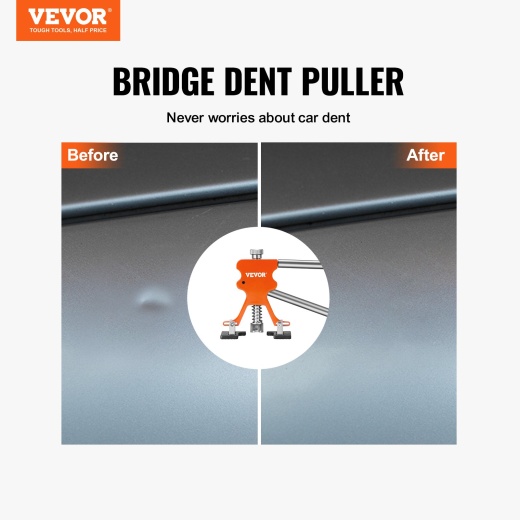 Vevor Car Body Dent Puller Bridge Lifter Tool Paintless Hail Remover Repair Kit