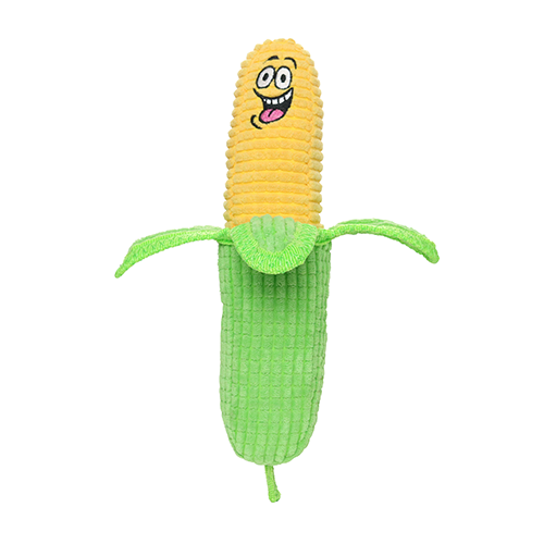 Tuffy Funny Food Corn Chew Toy